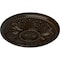 Ekena Millwork Edinburgh Ceiling Medallion (Fits Canopies up to 5 1/4"), Hand-Painted Bronze, 18"OD x 1 3/4"P CM18EDBZS - alternate 4